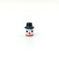 Lampwork Glass Beads Christmas Hat Snowman 15mm Hand Painted 4pcs 7