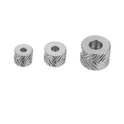 Stainless Steel Flat Spacer Beads Patterned 100pcs 7