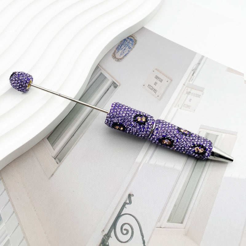 Beadable Pen Double Pack Leopard Print 17