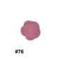 Double-Sided Flower Silicone Beads Multi Color Solid 50pcs 29