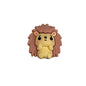 Silicone 3D Focal Beads Hedgehog Front Facing 20pcs 3