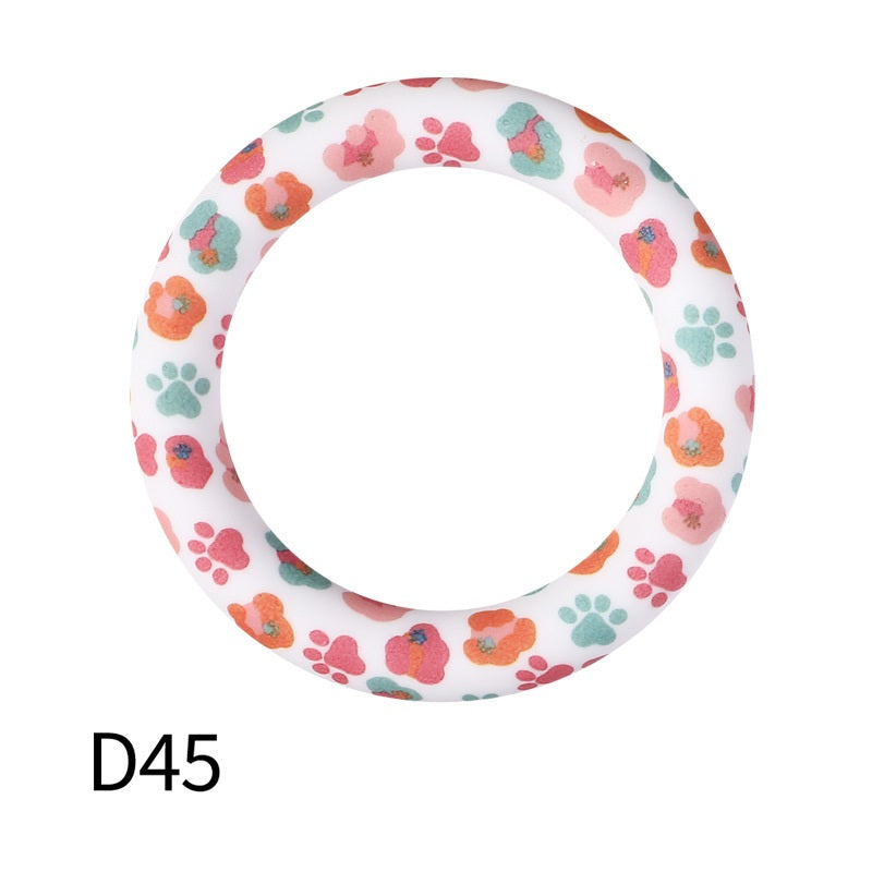 65mm Printing circular silicone rings 47
