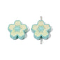 Ombre Sakura Flower Acrylic Beads 20mm Assorted Colors 4pcs 16