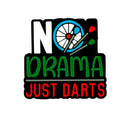 Silicone Focal Beads No Drama Just Darts With Colorful Dartboard Design 20pcs