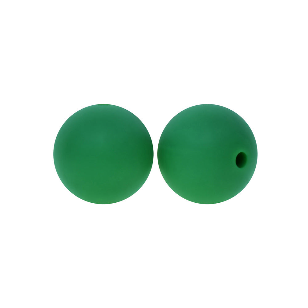 Christmas 15mm Silicone Beads Classic Holiday Colors 20pcs 6