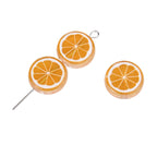 Colorful 14mm Round Acrylic Lemon Slice Beads 50pcs 4