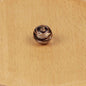 Lampwork Glass Beads Round 12 14mm Dual Color Filigree Glitter 50pcs 10