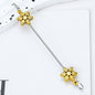Beadable Blank Bars Christmas Snowflake-shaped