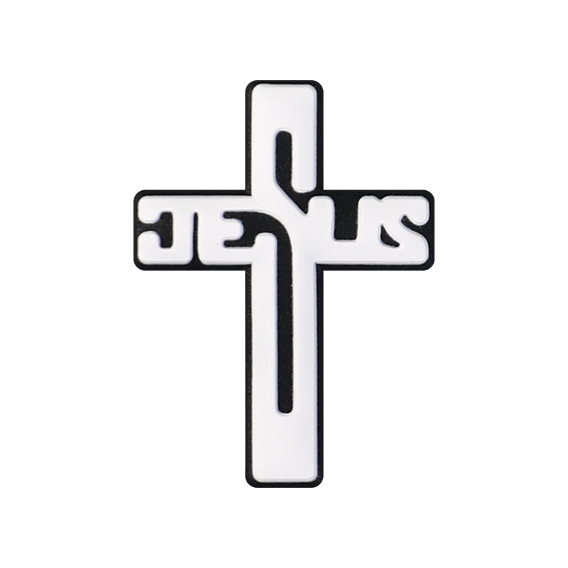 Silicone Focal Beads Bible Cross Leopard Print and Birthday of Jesus 20pcs 12