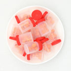 3D Halloween Pumpkin Bottle Silicone Focal Beads 20pcs 4