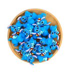 Silicone 3D Focal Beads Disney Stitch Holding Ghost 20pcs 3