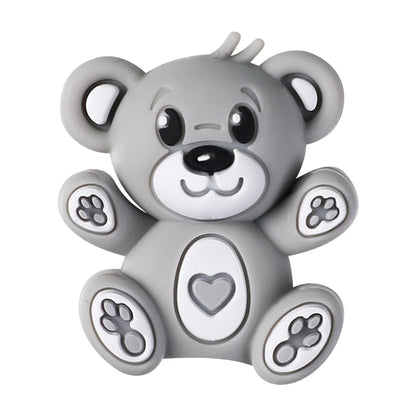 Silicone 3D Focal Beads Hug Bear Outstretched Arms 20pcs 14
