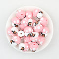 3D Cute Mushroom House Silicone Focal Beads 20Pcs  3