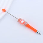 Beadable Pen with Kitty and Rhinestone  18