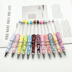 Beadable Pen Creative Candy Color Hand Painted Design  3