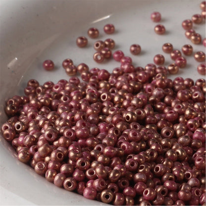 Premium Picasso Oil Painting Texture Seed Glass Beads 2mm 3mm 4
