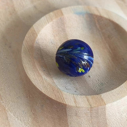 Painted Phoenix Tail Lampwork Glass Beads 12mm Multicolor 50pcs 19