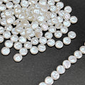 Imitation Baroque Flat Acrylic Beads 8-10-12mm Irregular ABS Plastic 100pcs