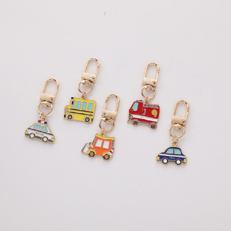 Enamel Astronaut Keychain Metal Zinc Alloy Space Theme Charm 2
