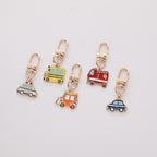 Enamel Astronaut Keychain Metal Zinc Alloy Space Theme Charm 2