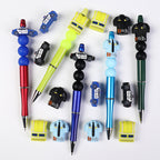 Silicone 3D Police Theme Focal Beads 20 pcs 7