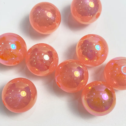 Glow Acrylic Beads 16mm Light In The Dark Pastel Colors 50pcs 9