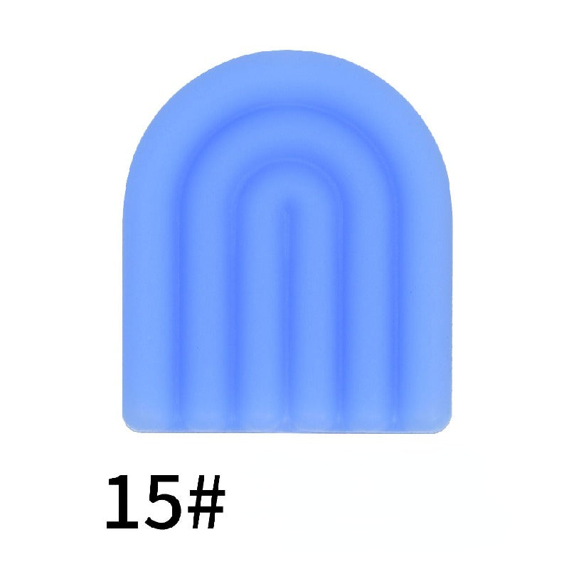 Color Arch Silicone Beads Minimalist Door Design 20pcs 8