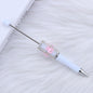 Beadable Pen with Cute Bunny and Rhinestone 7