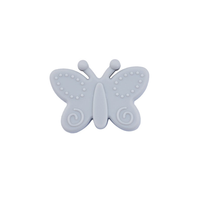 Silicone Focal Beads Butterfly Embossed Wings 20pcs 8
