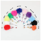 Beadable Ball Top Climbing Buckle Metal Plastic Colorful 14.5cm