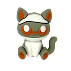 Silicone 3D Focal Beads Bandage Cat Sitting Pose 20pcs 2