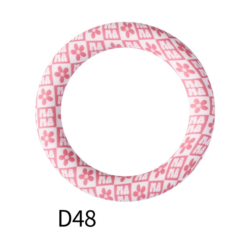 65mm Printing circular silicone rings 50