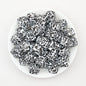 13.5mm Square Leopard Print Silicone Beads 50pcs - 4