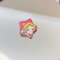 Printed Star Shaped Acrylic Beads 25mm Anime Inspired Design 10pcs 6