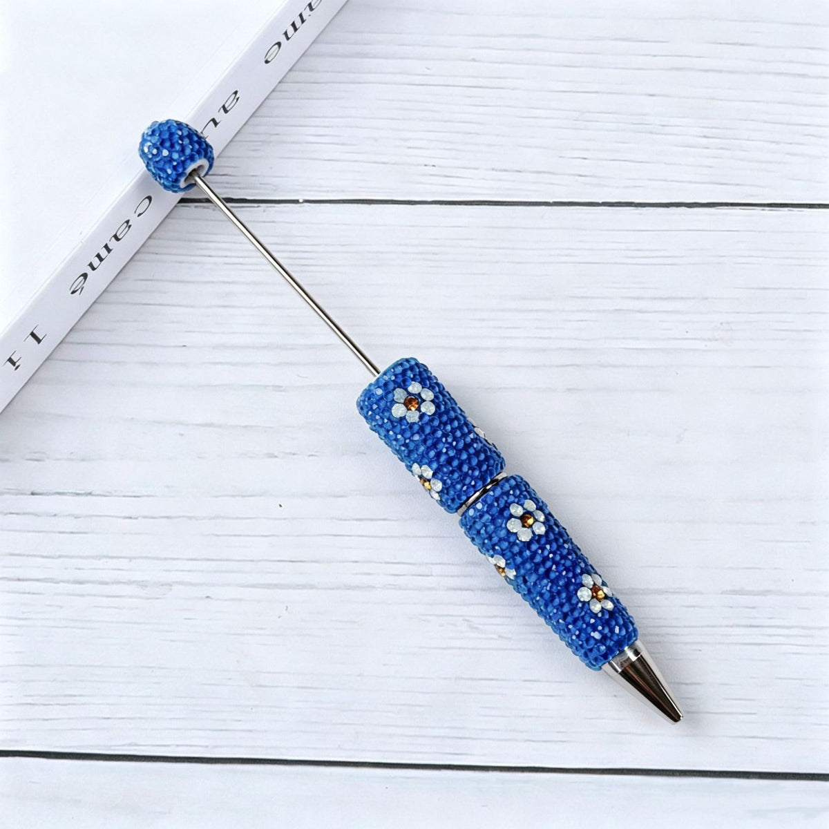 Candy Color Daisy Crystal Beadable Pen  14