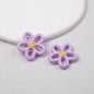 Hollow Dotted Line Sakura Flower Acrylic Beads 25mm 20pcs 9