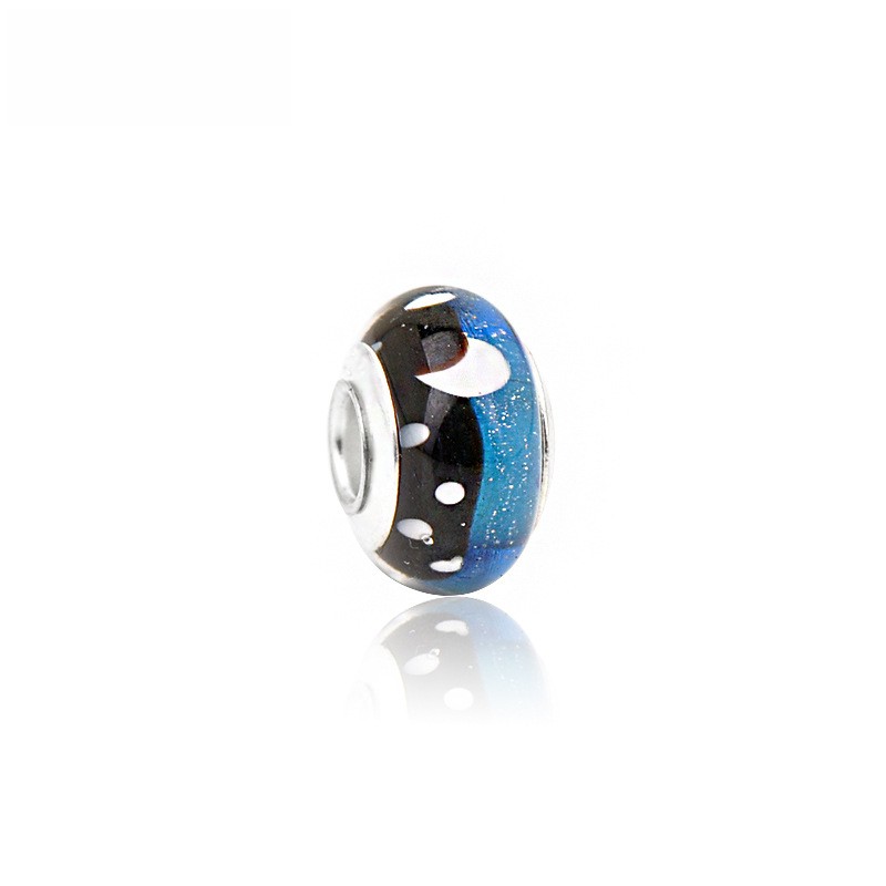 Glass Cartoon Pattern Spacer Beads 14mm 10pcs 6