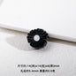Bright Daisy Acrylic Flower Beads 14mm Round Shape 20pcs 12