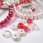 Acrylic UFO Spacer Beads 14mm Glossy Faceted Plating 100pcs 2
