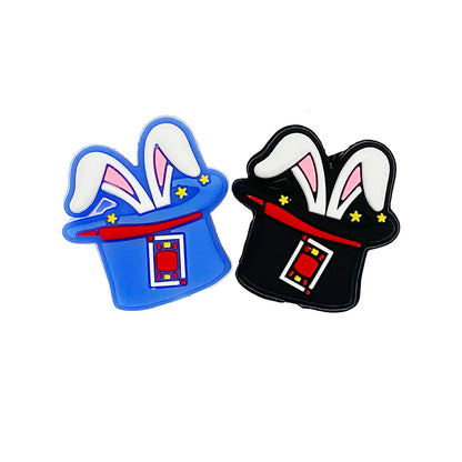 Silicone Focal Beads Magic Hat Bunny Ears Stars 20pcs