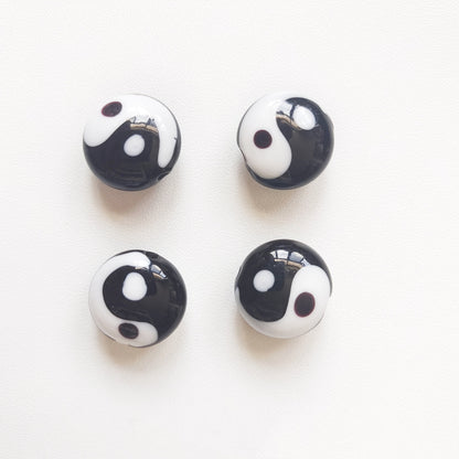 Lampwork Glass Beads Multi Shaped Evil Eye Handmade Blue Black 10pcs 12