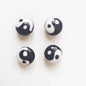 Lampwork Glass Beads Multi Shaped Evil Eye Handmade Blue Black 10pcs 12