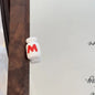 Milk Bottle Acrylic Beads 20mm Hello Kitty Painted Design 10pcs 3
