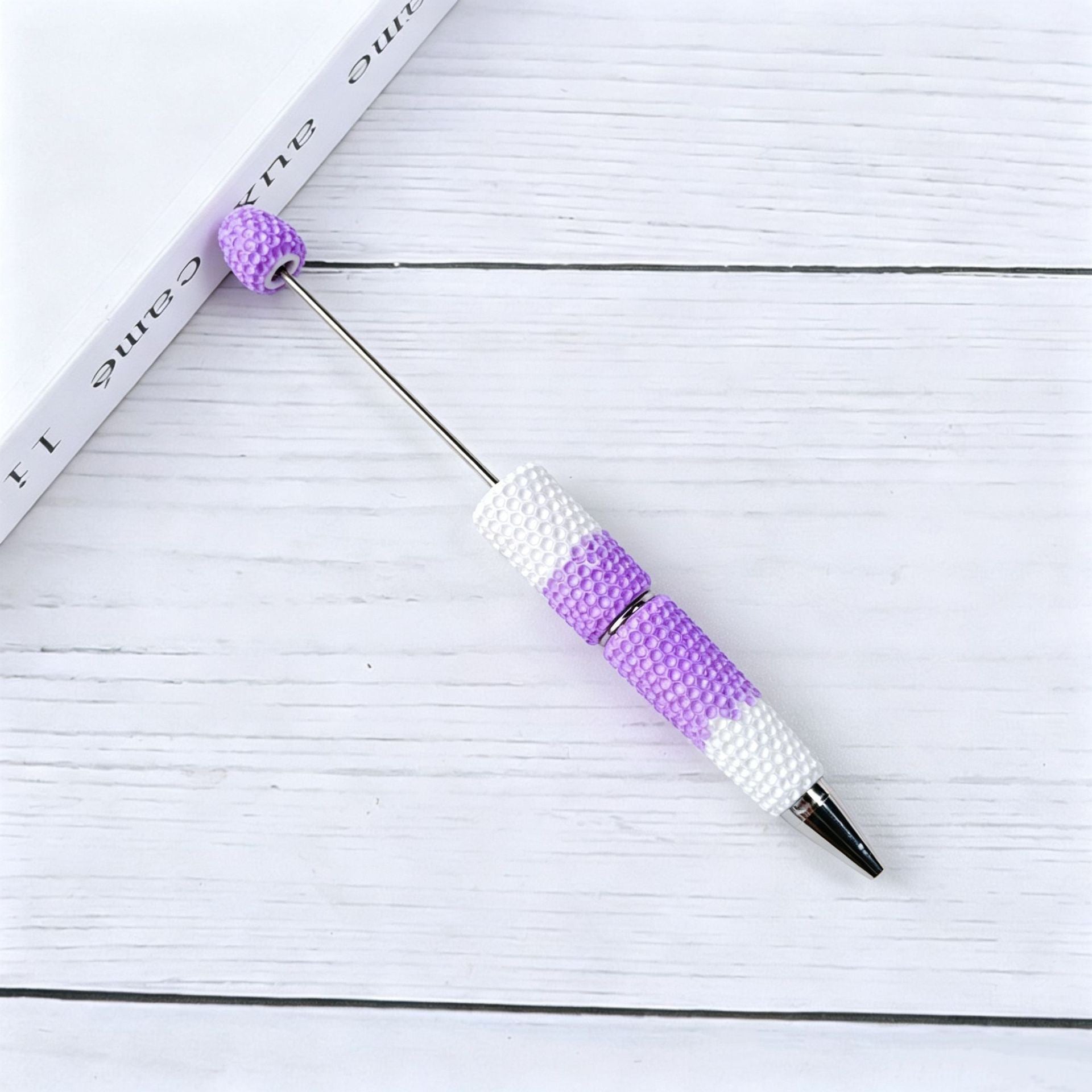 Gradient Candy Color Beadable Pen with Full Rhinestones 26