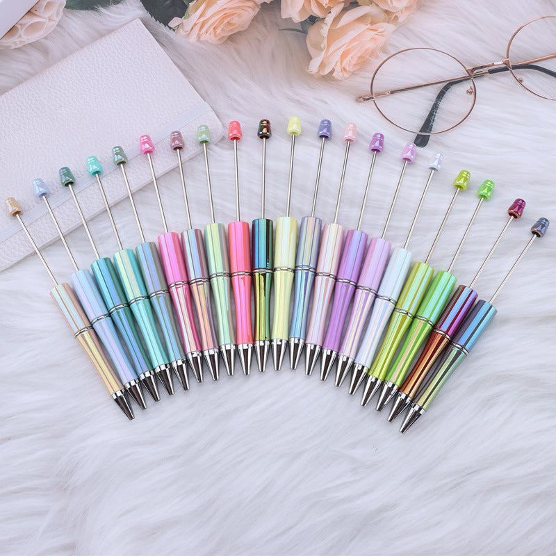 UV Colorful Gradient Pen Holder Beadable Pen