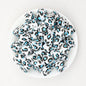 13.5mm Square Leopard Print Silicone Beads 50pcs - 6