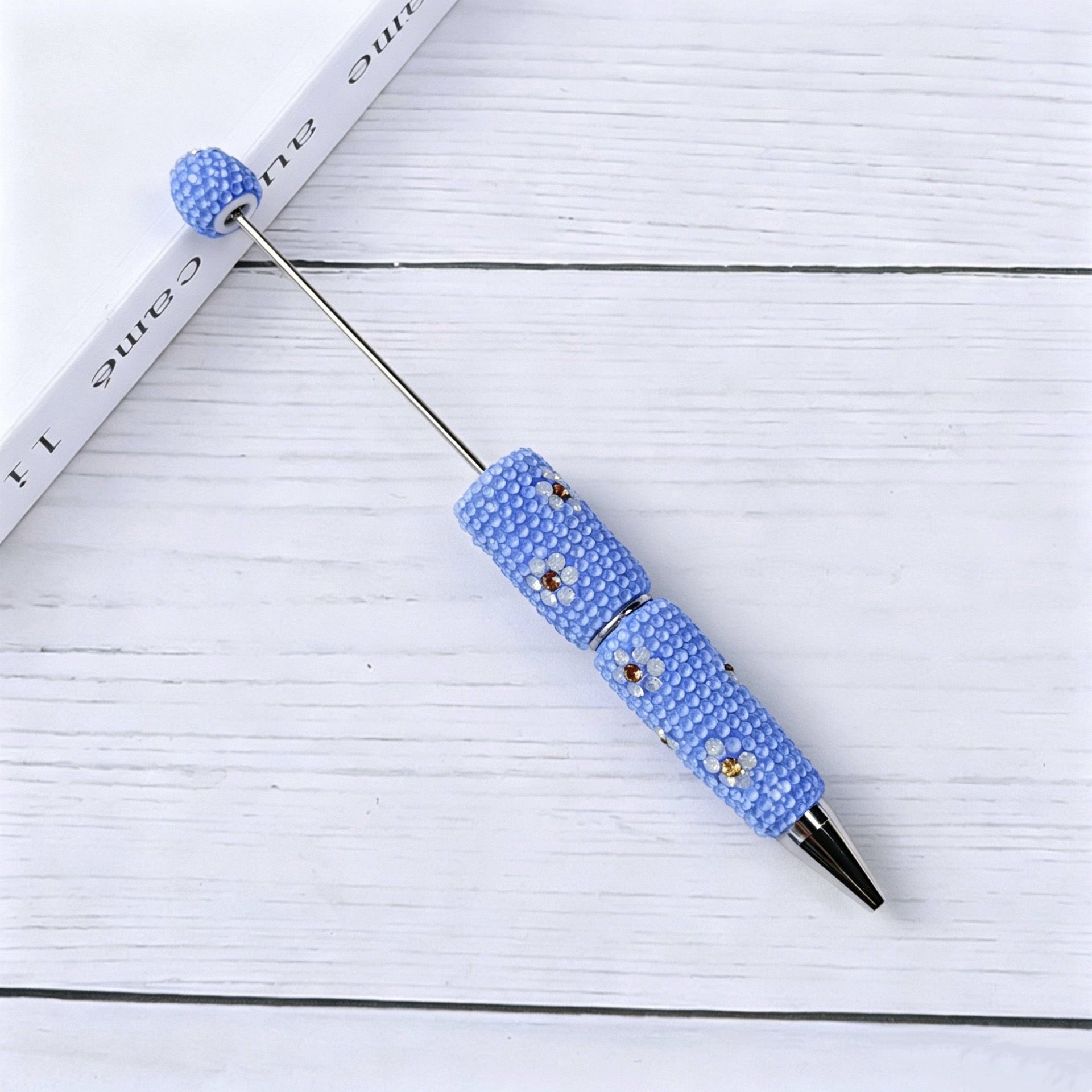 Candy Color Daisy Crystal Beadable Pen  8