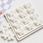 UV Finish Butterfly Acrylic Beads 24x18mm Glossy Mixed 10pcs 6