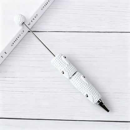Beadable Halloween Pen with Pumpkin Ghost and Skull Designs 7
