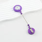 Beadable Pocket Watch Glow In The Dark Silicone Case Easy Pull Buckle